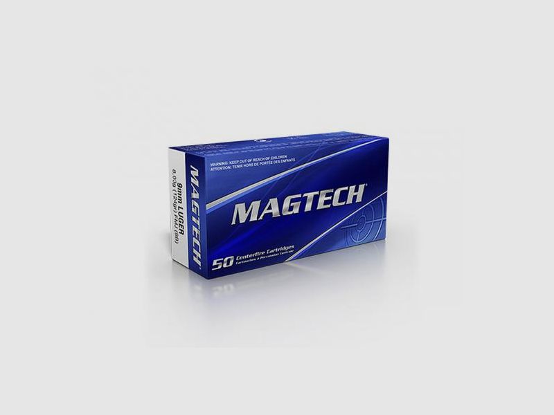 MAGTECH 9 mm Luger, Vollmantel 124 grs