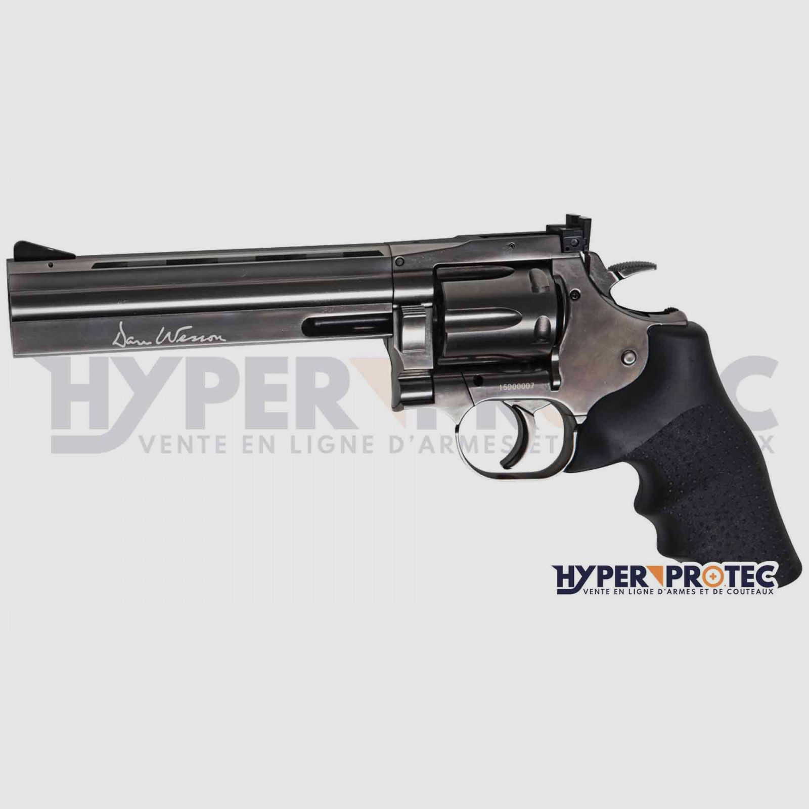 ASG Dan Wesson 715 6'' Pellet Revolver Stell Grey, image 2 of 2