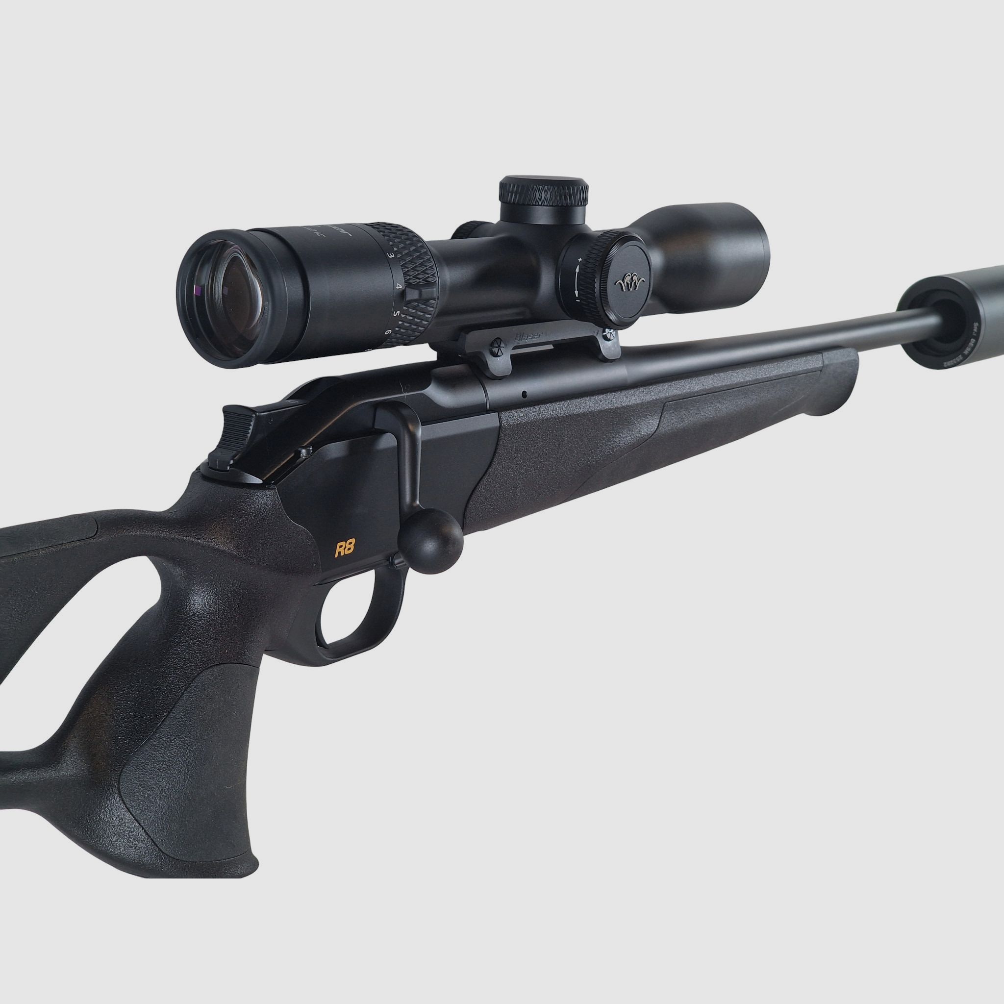 Caza de empuje Blaser R8 Ultimate Cal. 30-06 con silenciador y Blaser B2 1,7-10X42 LP disponible de inmediato, imagen 10 de 12