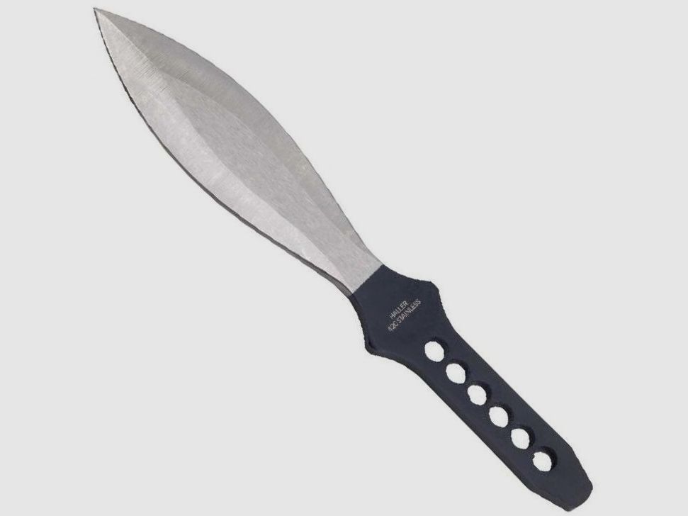 Wurfmesser schwarzer Griff 21cm 135gr