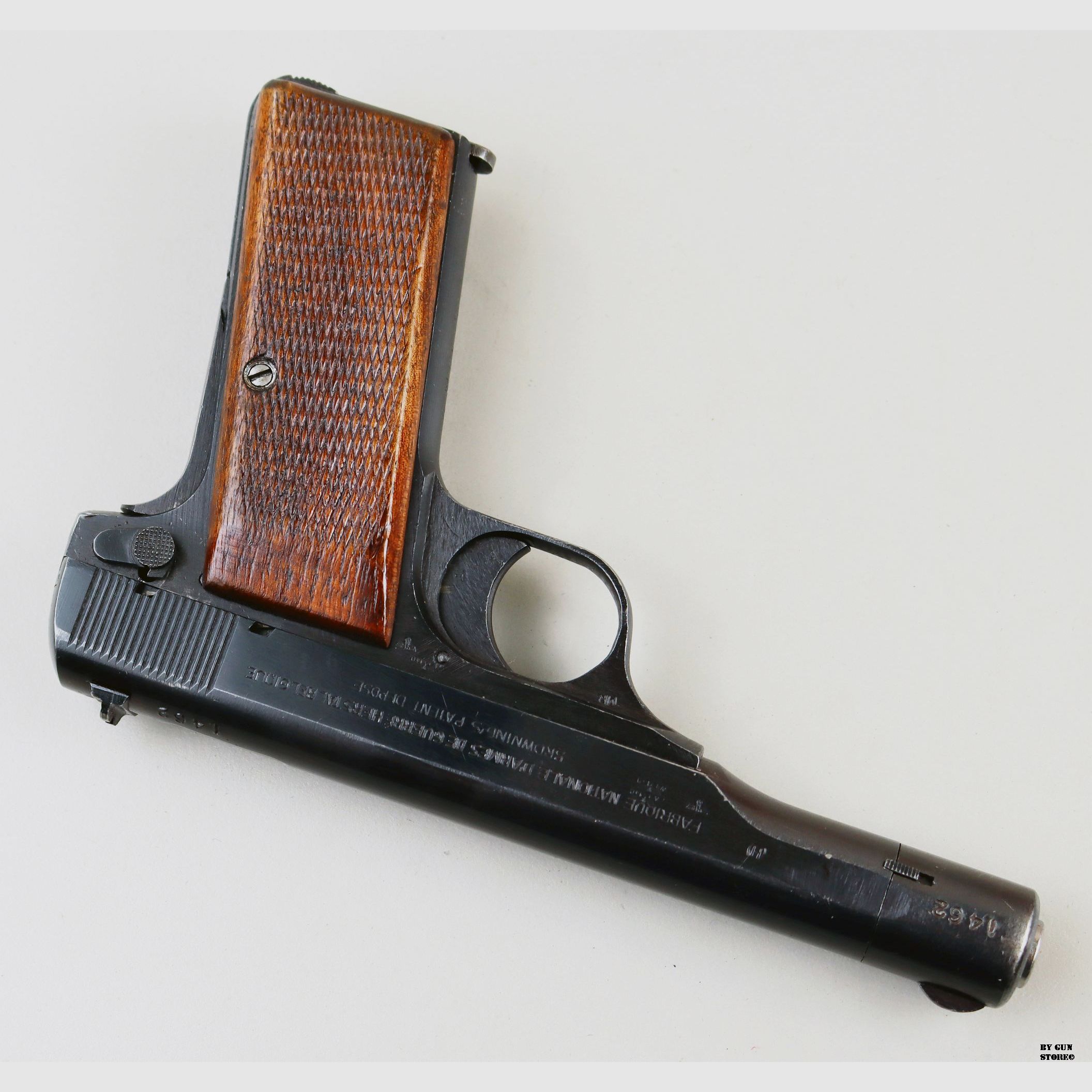 Pistola Fabrique Nationale F.N. mod. 10/22 Politi Norway cal. 7,65 matr. 54294, immagine 5 di 11