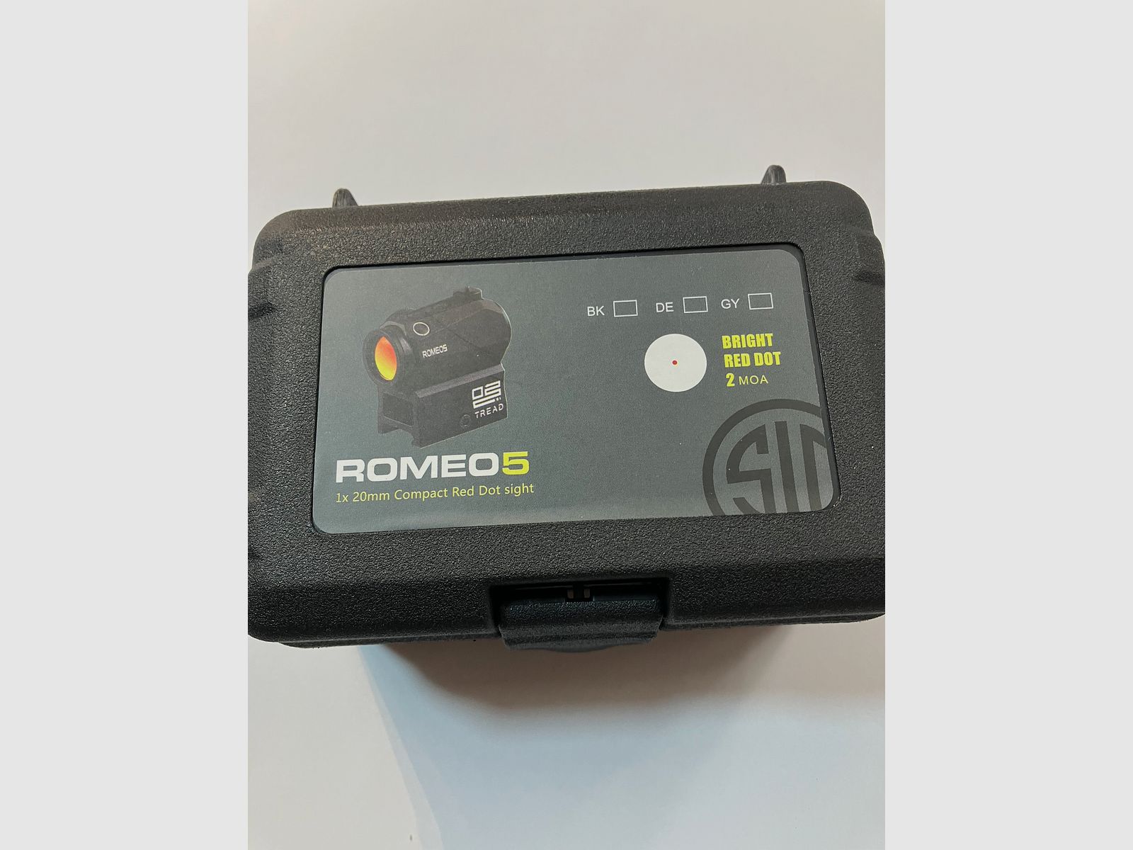HP Max MK2 mit Schalldämpfer, Sig Romeo5 Rotpunktvisier und Zubehör