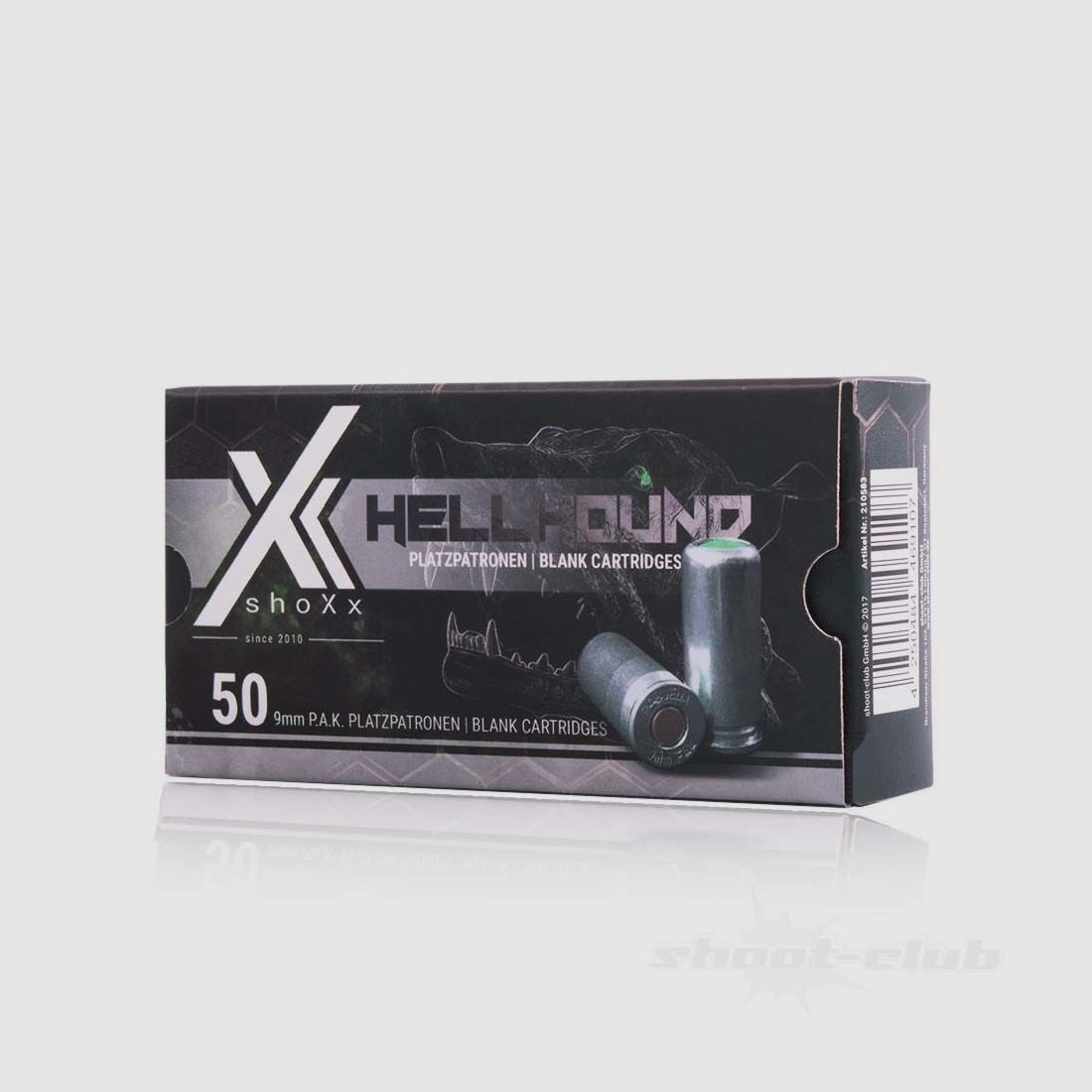shoXx shoXx Hellhound 9mm P.A.K. 50 Stück
