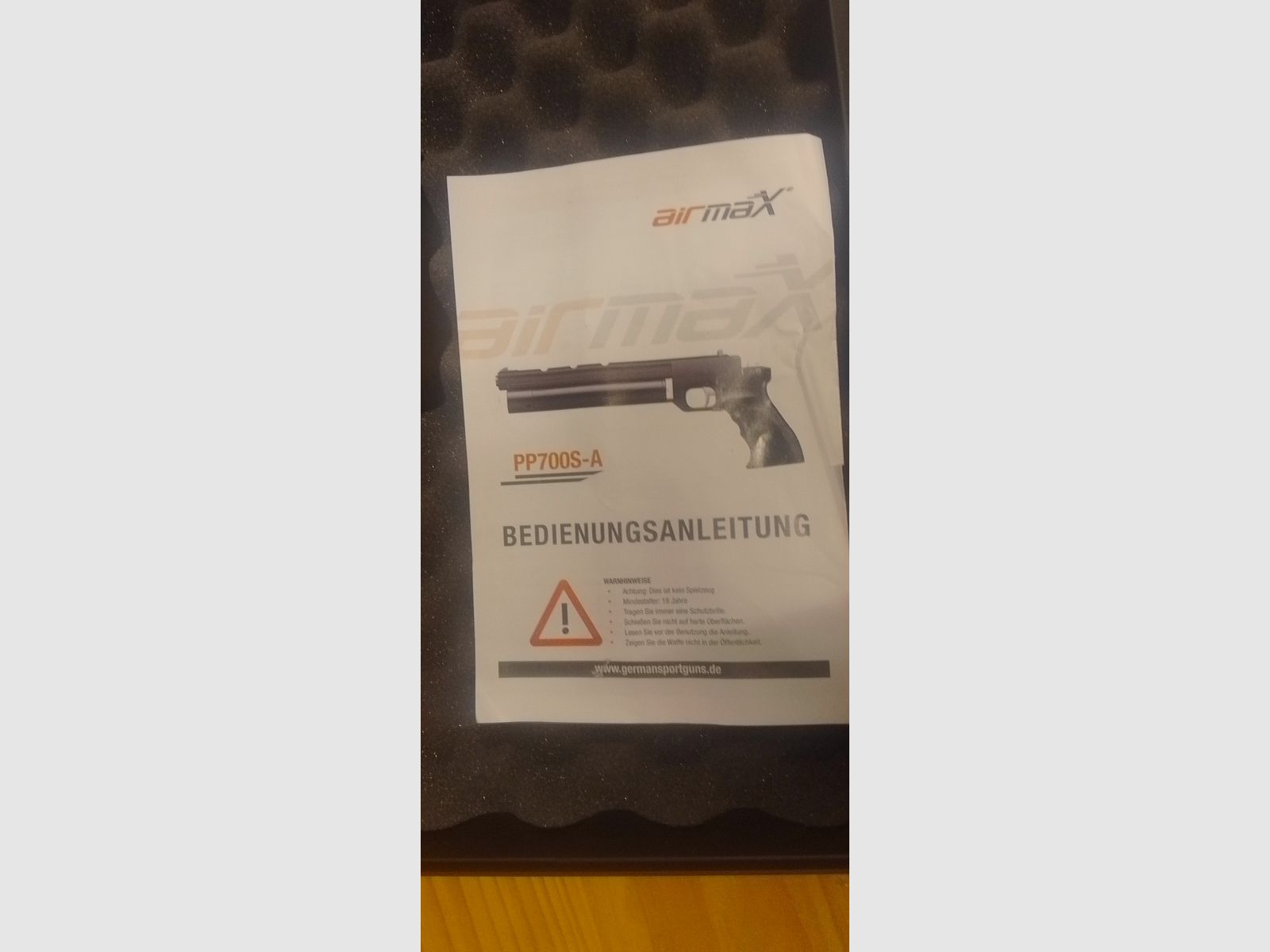 Airmax PP700S-A + Koffer + Quick Fill Adapter + Diabolo + Zubehör