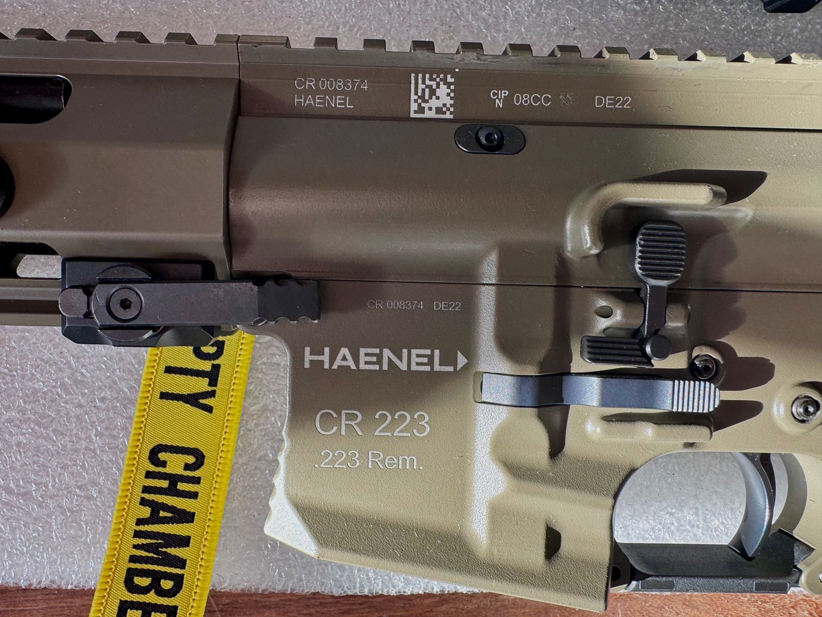 Haenel CR 223 16.5" – match trigger + magazine + adjustable gas port + ATec muzzle brake, image 14 of 18