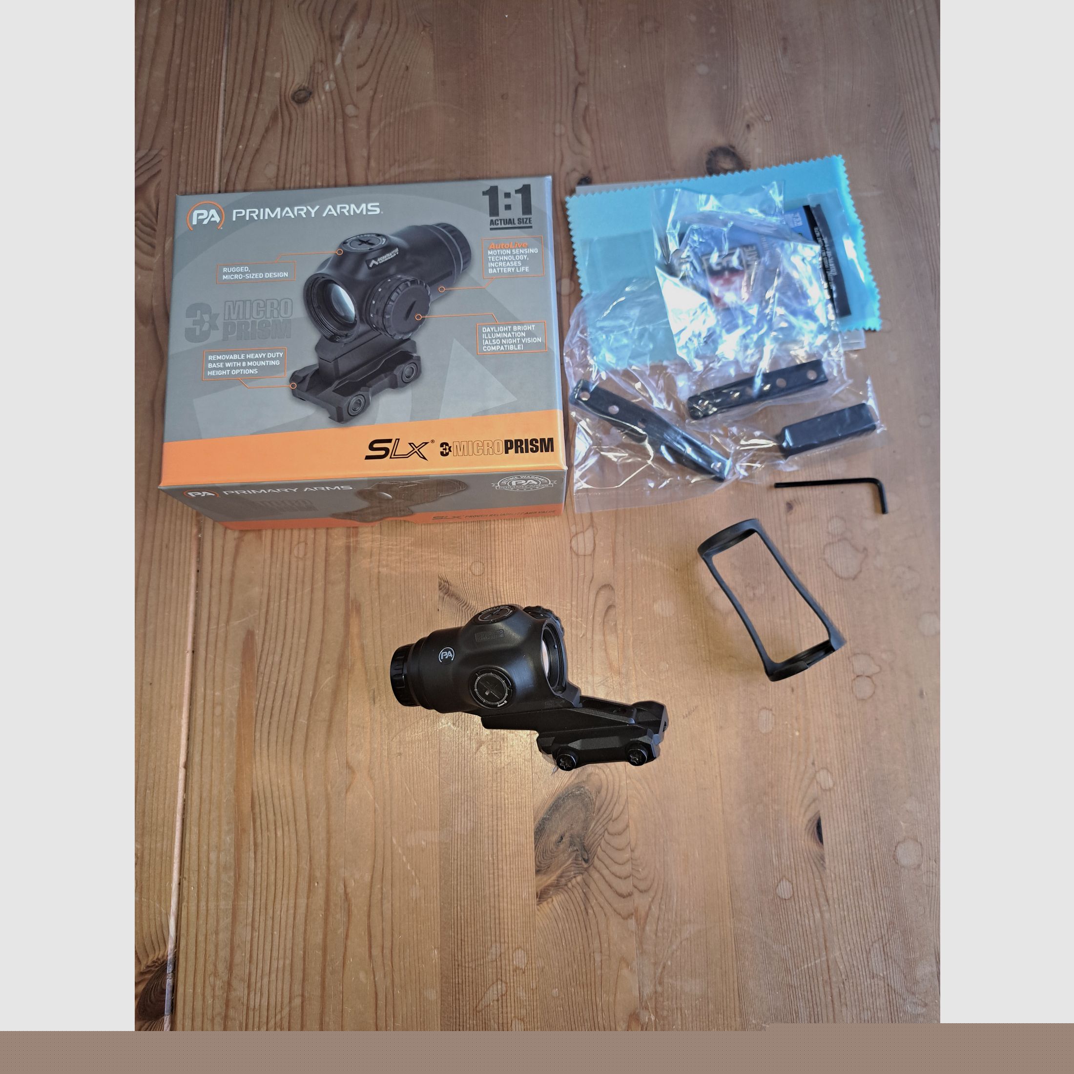Primary Arms SLX 3x Micro Prism, kaum gebraucht
