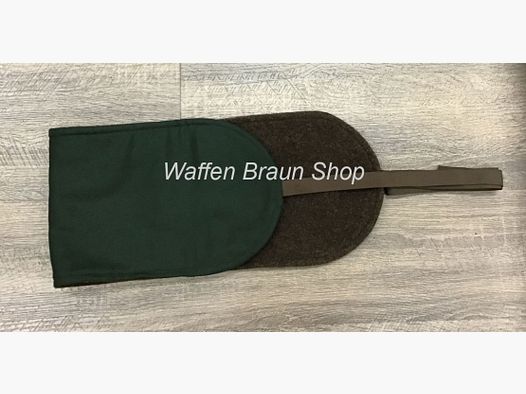 Kidney belt made of felt Green / Brown 70cm for the back area