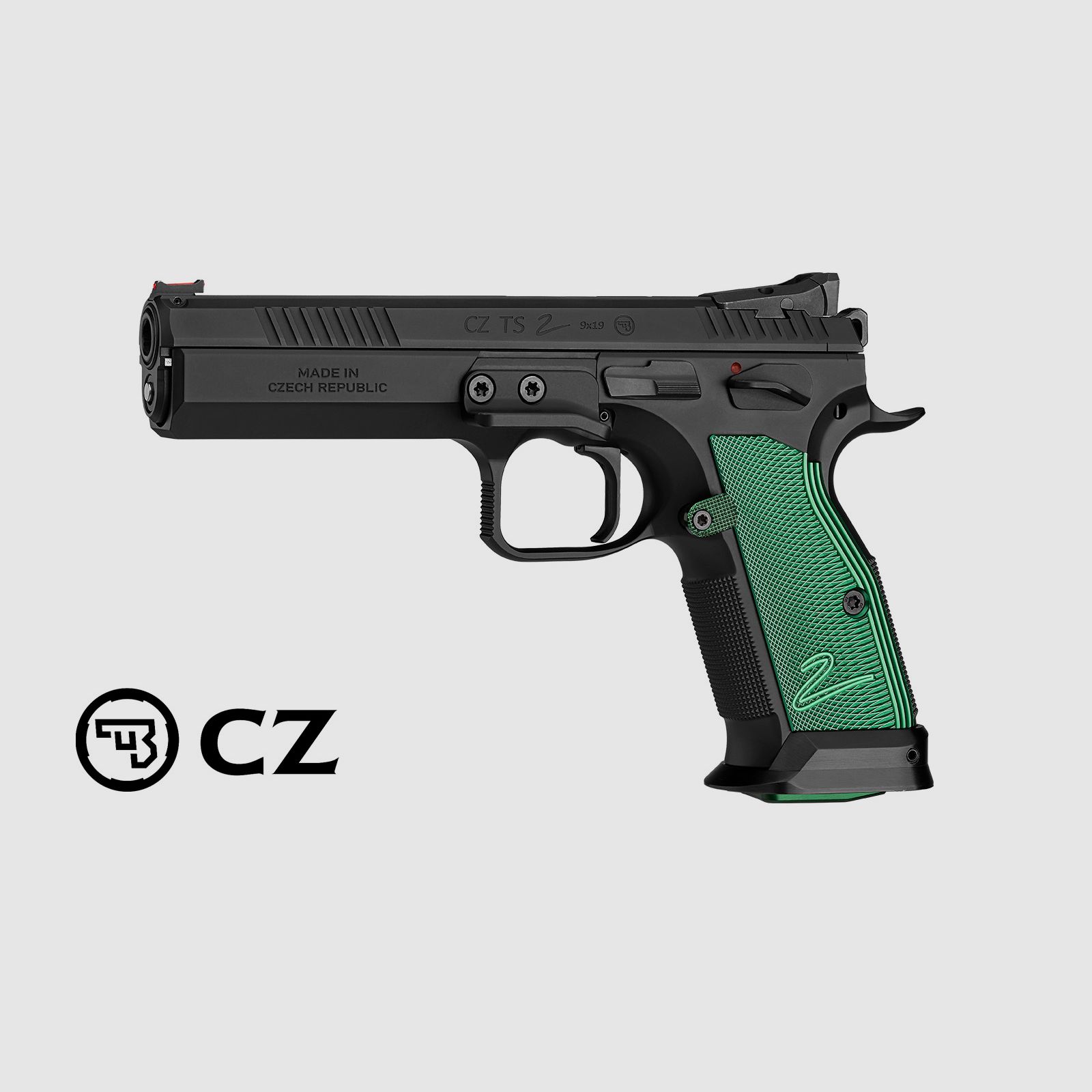 CZ 75 TS 2 Racing Green 9mm Luger