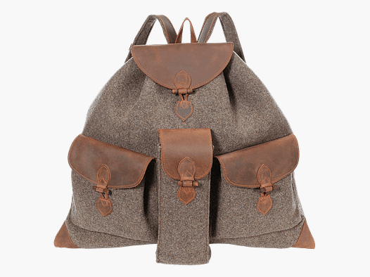 Sac à dos en feutre de laine Fritzmann Projet Cœur