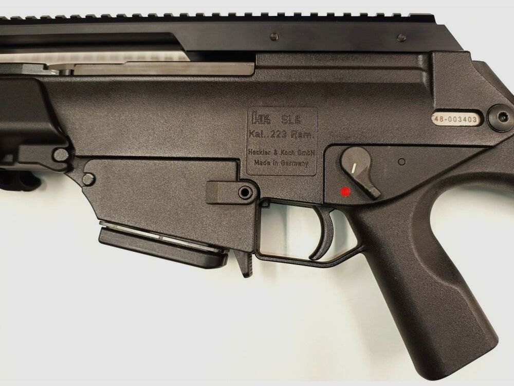 Heckler & Koch	 Selbstladebüchse Heckler und Koch SL8 im Kaliber 223rem. Inkl. Zubehör