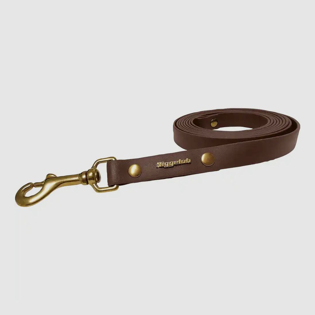Niggeloh Drag and Training Leash BioThane® Noble 3 m Nut Brown