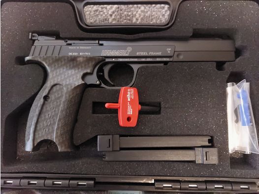 Pistool. Hämmerli X-ESSE SF .22lr Zwart