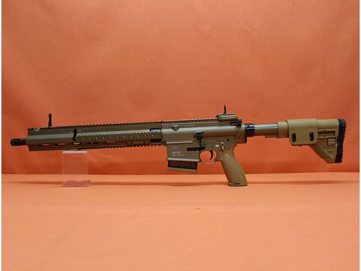 Ha.Büchse .308Win Heckler&Koch/H&K MR308 A3 28 16,5" Lauf RAL8000, Gas-Piston-System HK417/G28