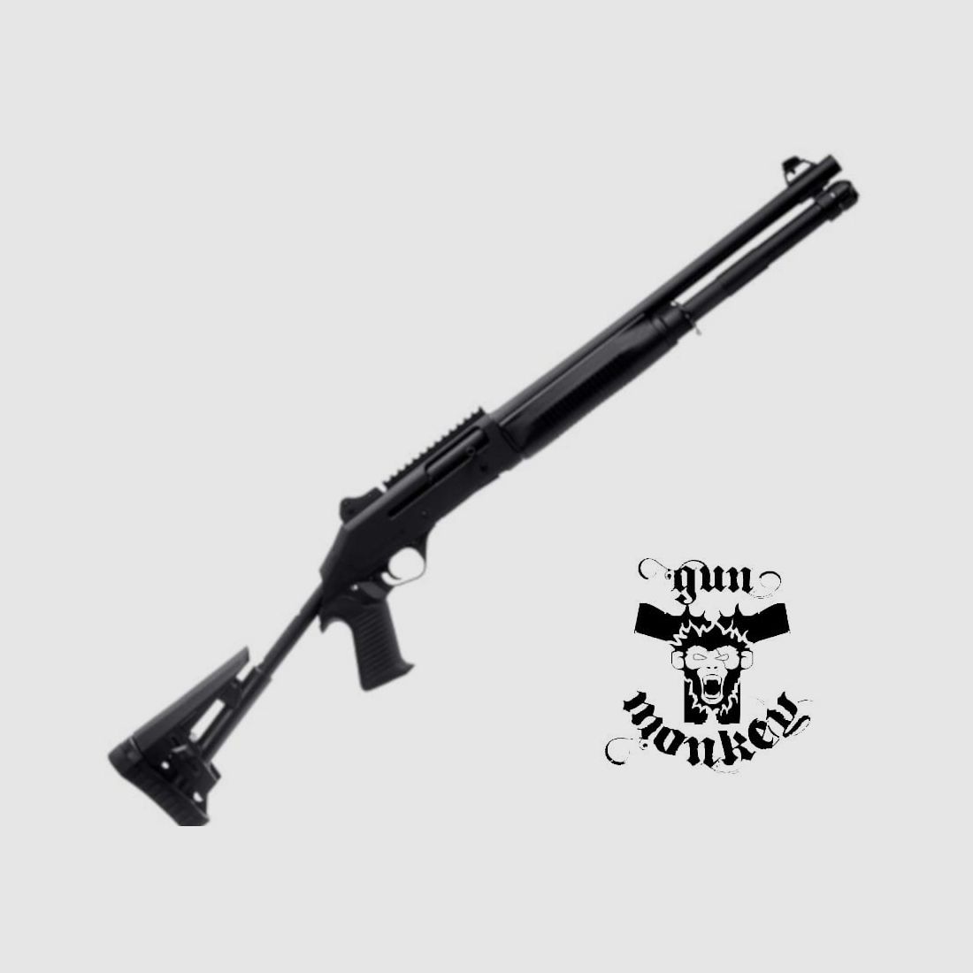 Strzelba samopowtarzalna AKSA S4 FX-04 Tactical kal. 12/76 (Kolba teleskopowa)