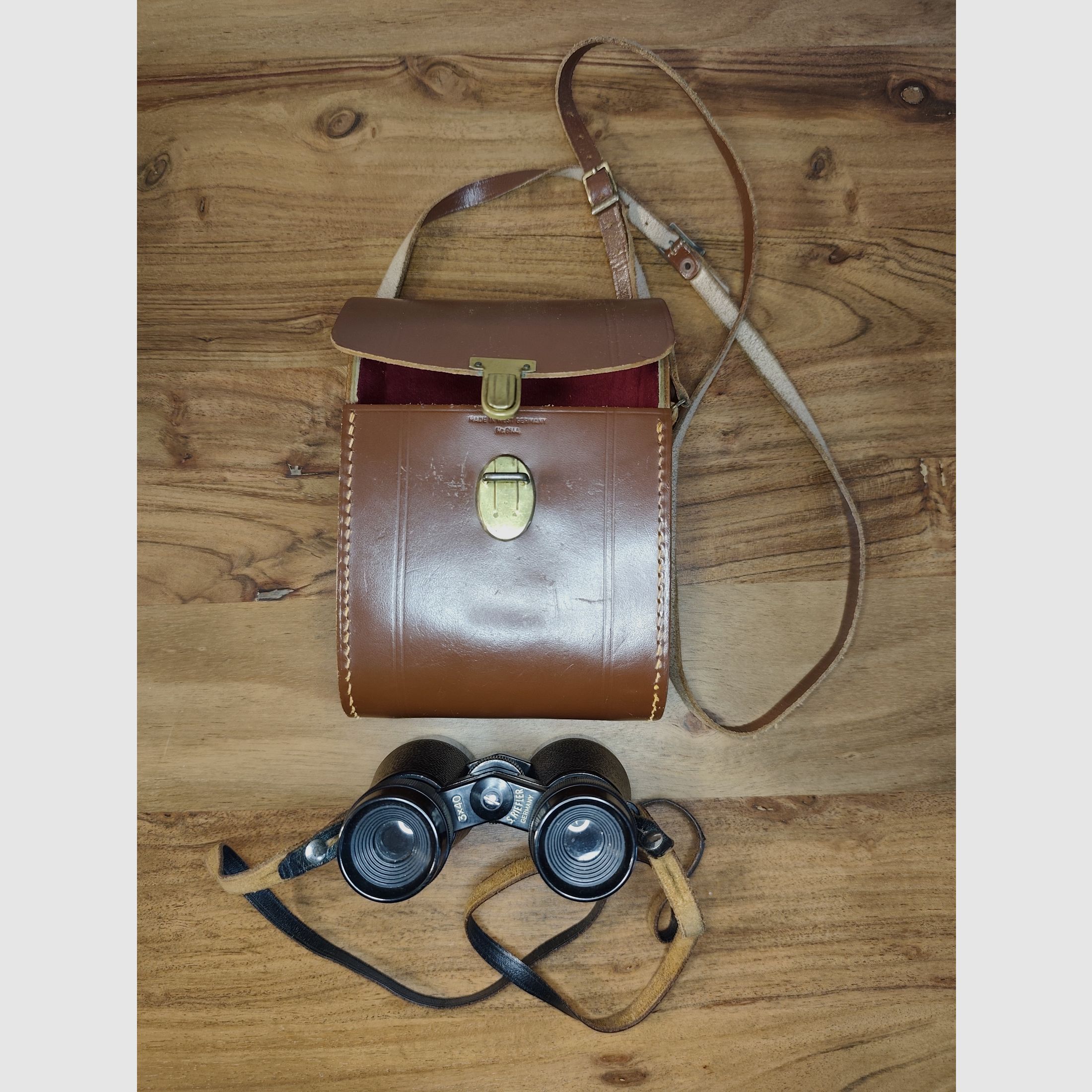 Binocolo da campo S. RIEFLER Germania 3 x 40 / anni '60