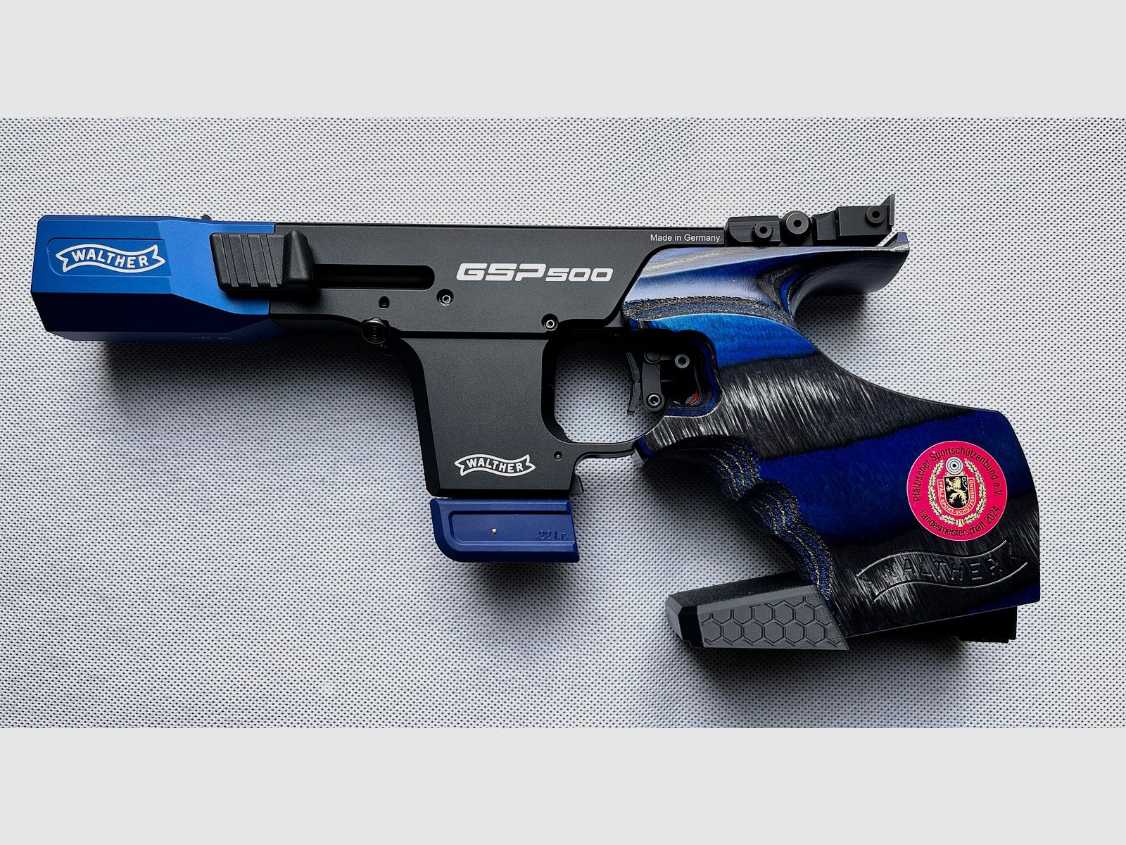 Markteinführung! Handballenauflage für Walther GSP 500 für Auflageschiessen, Auflagekeil