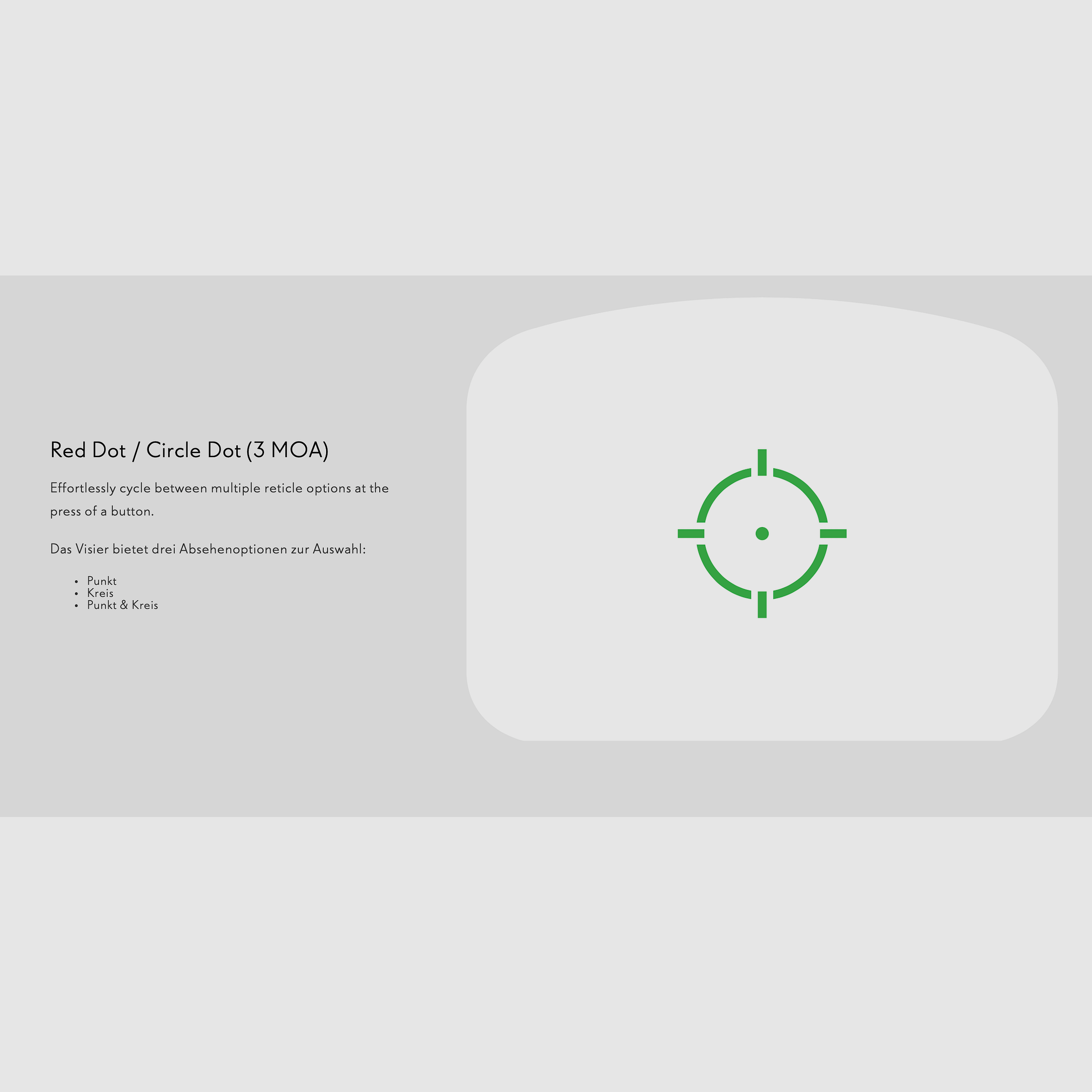 HAWKE 12151 Celownik refleksyjny ENDURANCE REFLEXVISIERE 3 MOA KROPKA / OKRĄGŁA KROPKA - ZIELONY