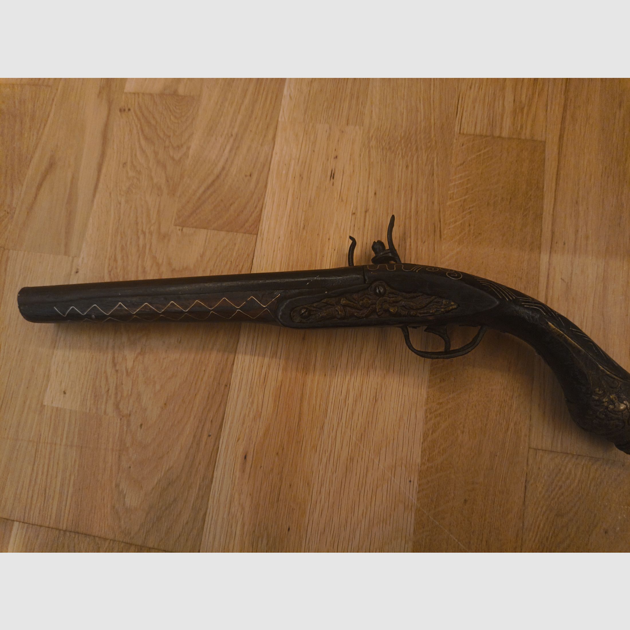Steinschloss-Vorderlader-Pistole (Flintlock Pistol)
