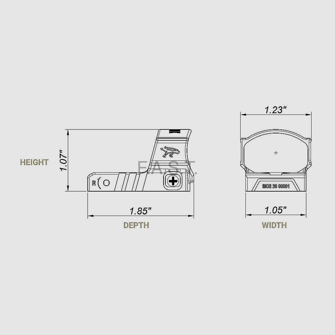 CANIK MECANIK Red Dot MO2 Reflex Sight