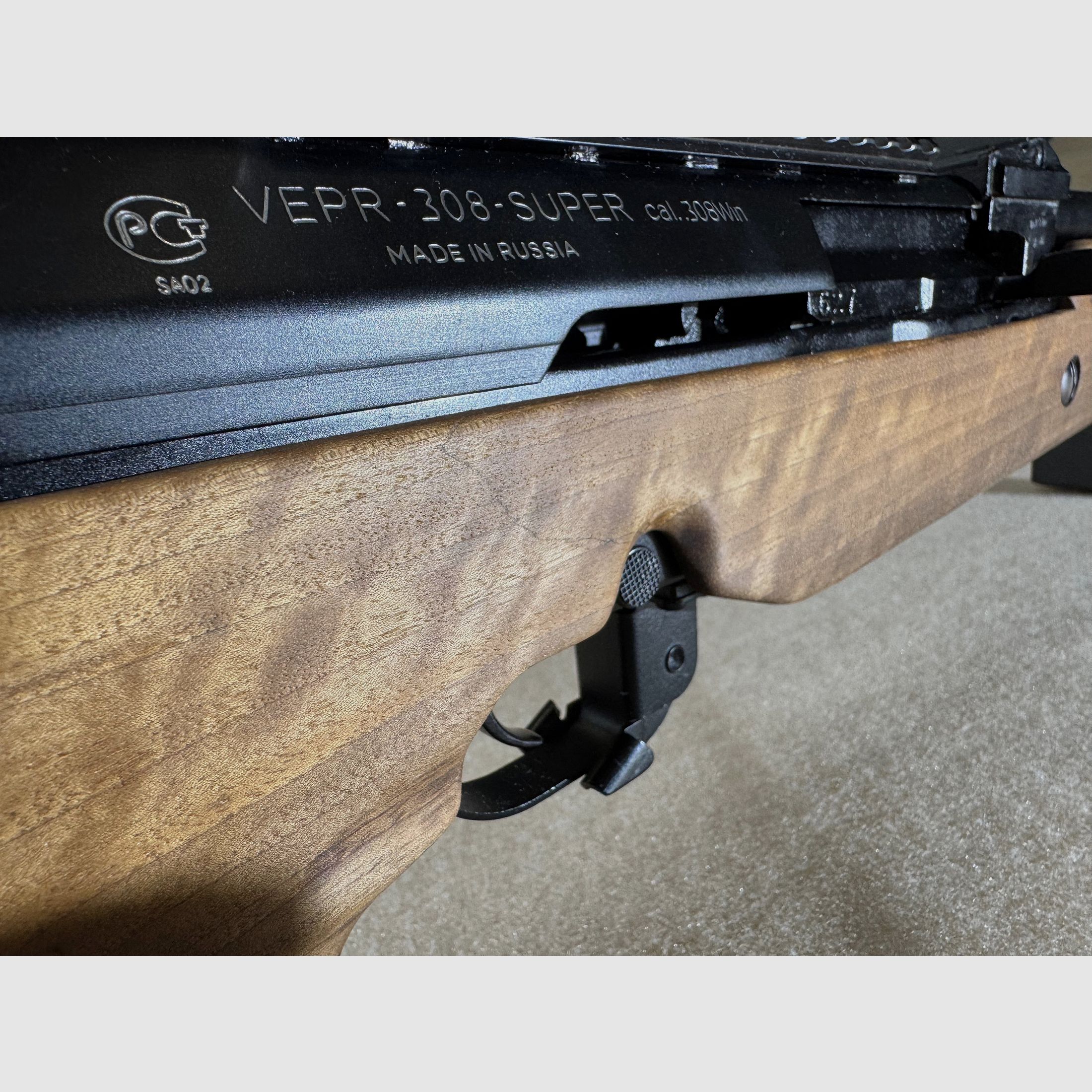 Self-loading Molot Vepr Super in caliber .308 Win.
