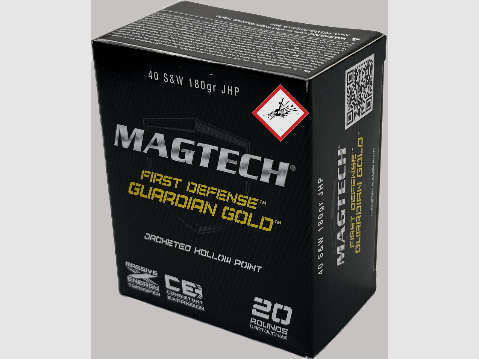 Magtech Fangschusspatrone Guardian Gold .40S&W JHP 180grs