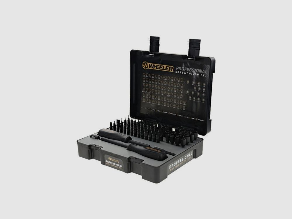 Tournevis Professionnel Wheeler et Accessoires 100 Pièces, image 1 sur 6