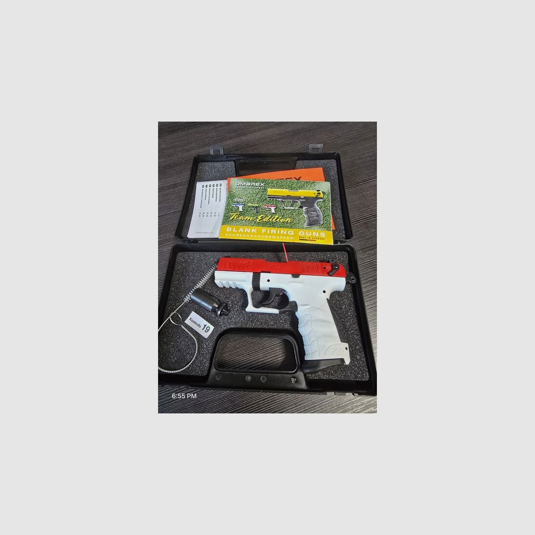 Walther P22Q White/ Red Team Edition
