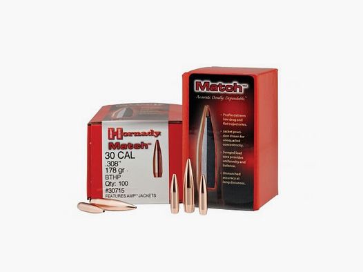 Punta Hornady MATCH BTHP cal. 338 250gr
