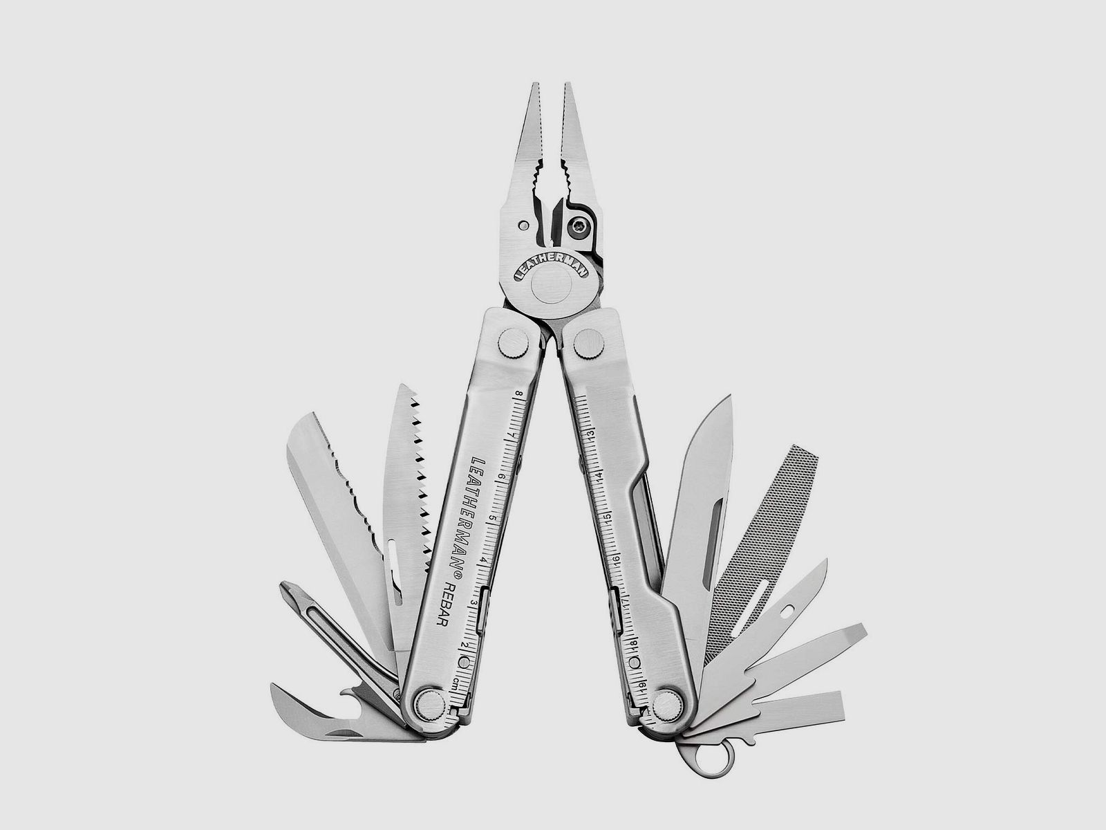 Leatherman REBAR Stainless, Molle Holster, Schwarz, M