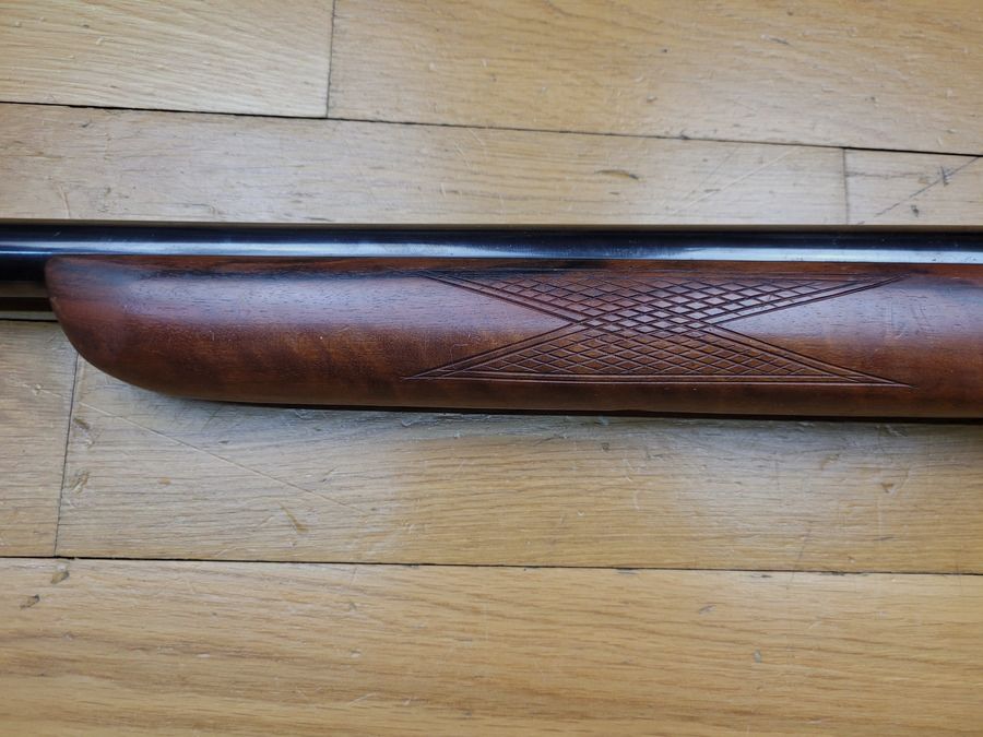 Sehr schöner Martini Greener GPMKII – Kaliber 12/70 – Take Down – Prüfung 1300 bar – Ca. 1975 – Ultra stabil – Mechanik top – Wunderschönes Holz – Originalbrünierung zu 99% – Weitmaul – Spiegel-Lauf – Ausgezeichneter Zustand, Bild 28 von 31