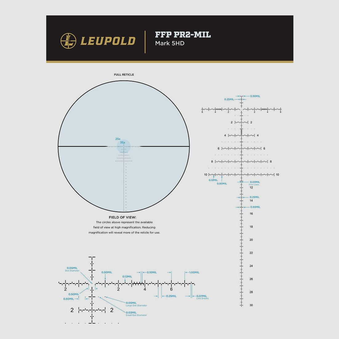Luneta Leupold Mark 4HD 8-32x56 M5C3 Side Focus FFP PR2-Mil, zdjęcie 5 z 5