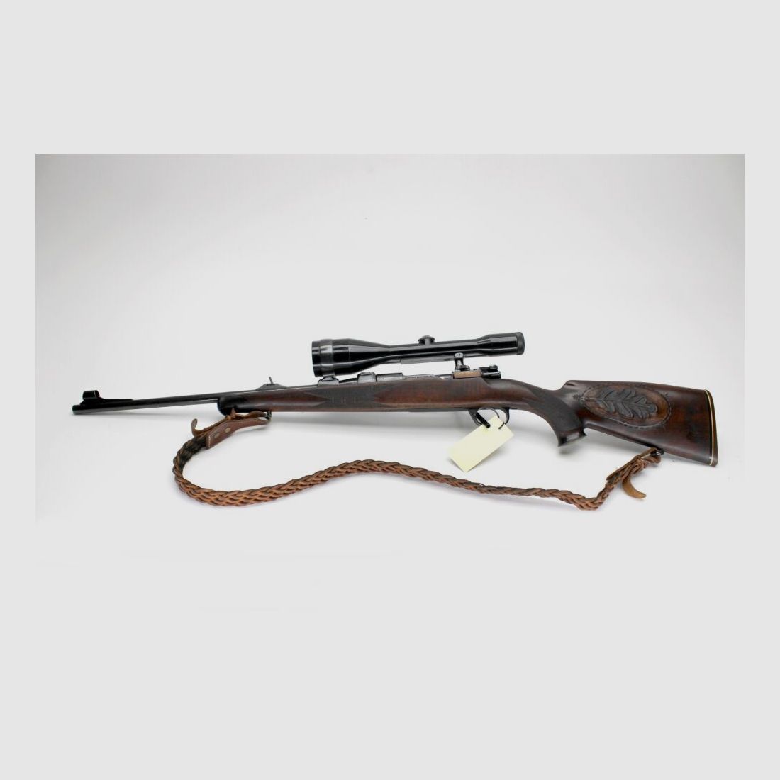 Rep. rifle Mauser 98 hunting conversion with Zeiss Diatal 8x56 and stock shortening 9.3x62