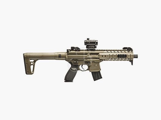 SIG SAUER MPX FDE mit Rotpunktvisier