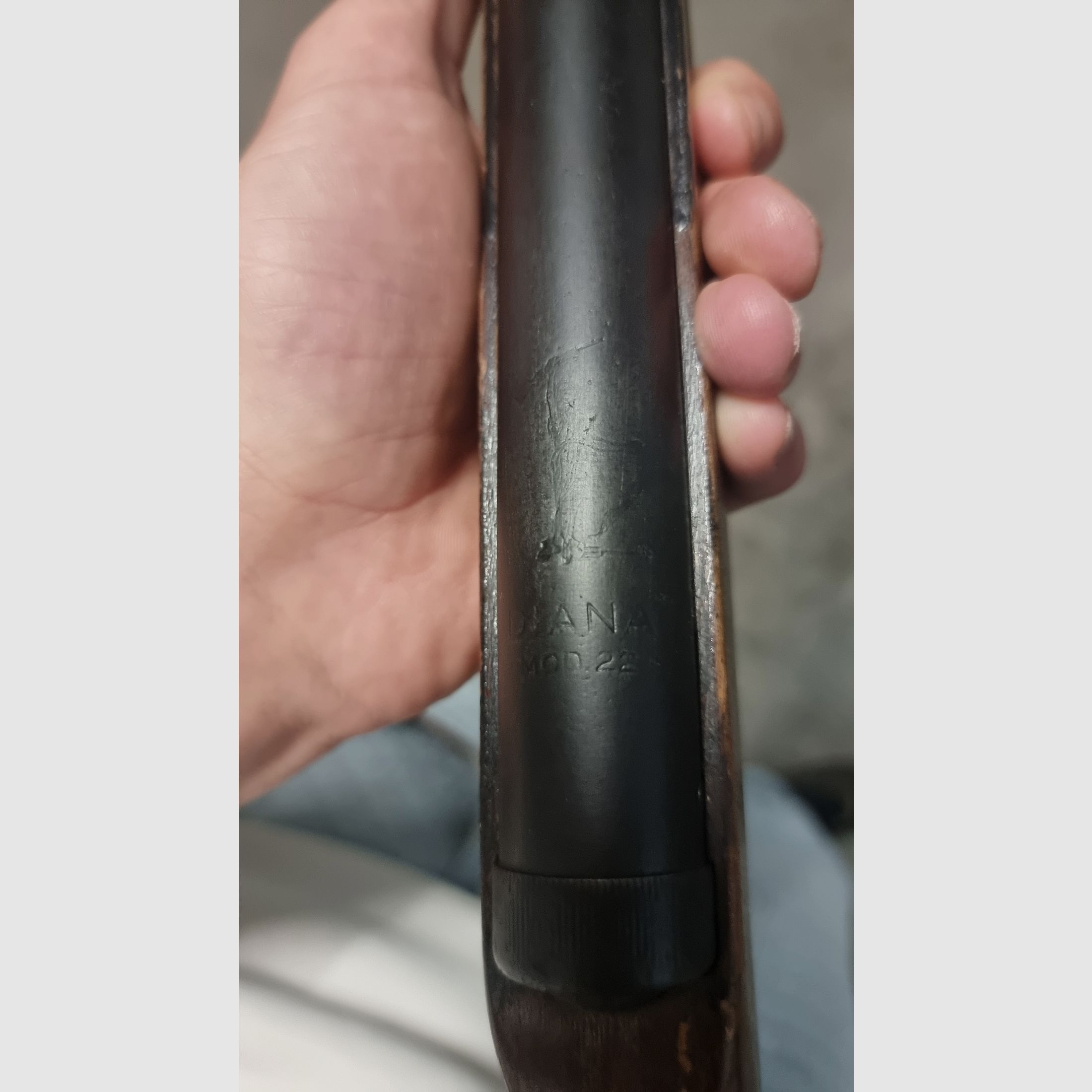 Gamo Hunter 440 karabinek pneumatyczny z łamanym lufą kal. 5,5mm Diabolo z drewna bukowego.       Diana mod 22.      