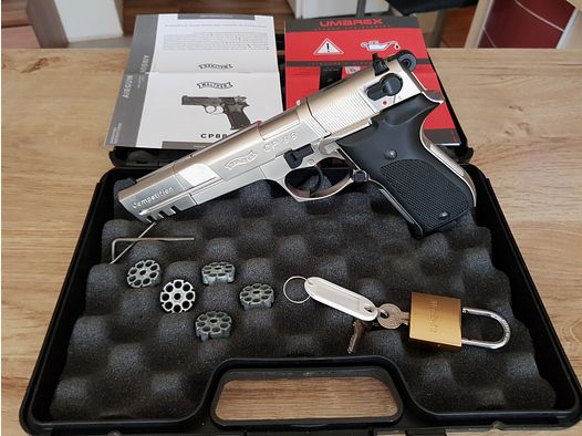 Wlther CP88 Competiton 6 pulgadas en Níquel