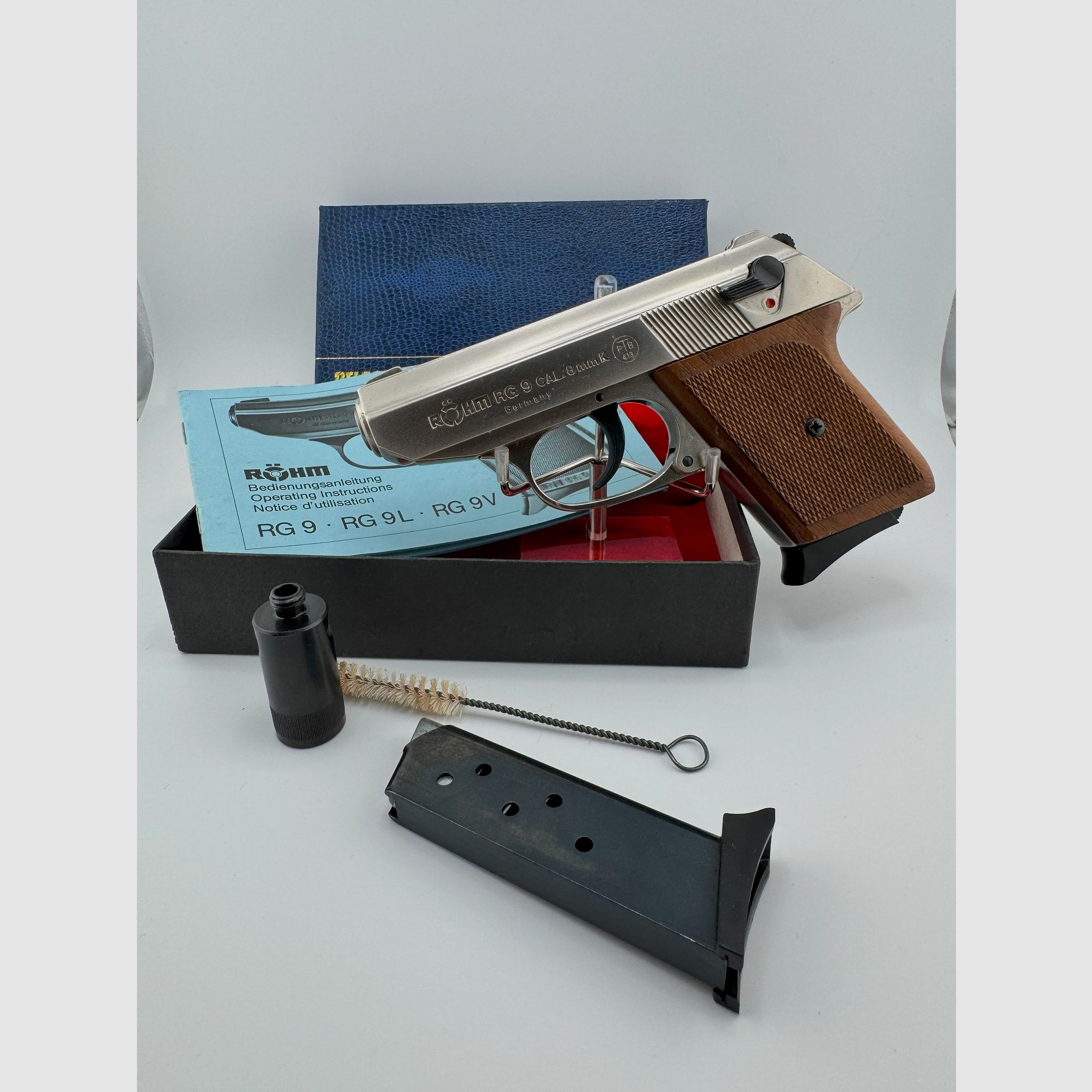 Röhm RG 9 nichelato - PTB 413 - Anno di prova KC (1992)