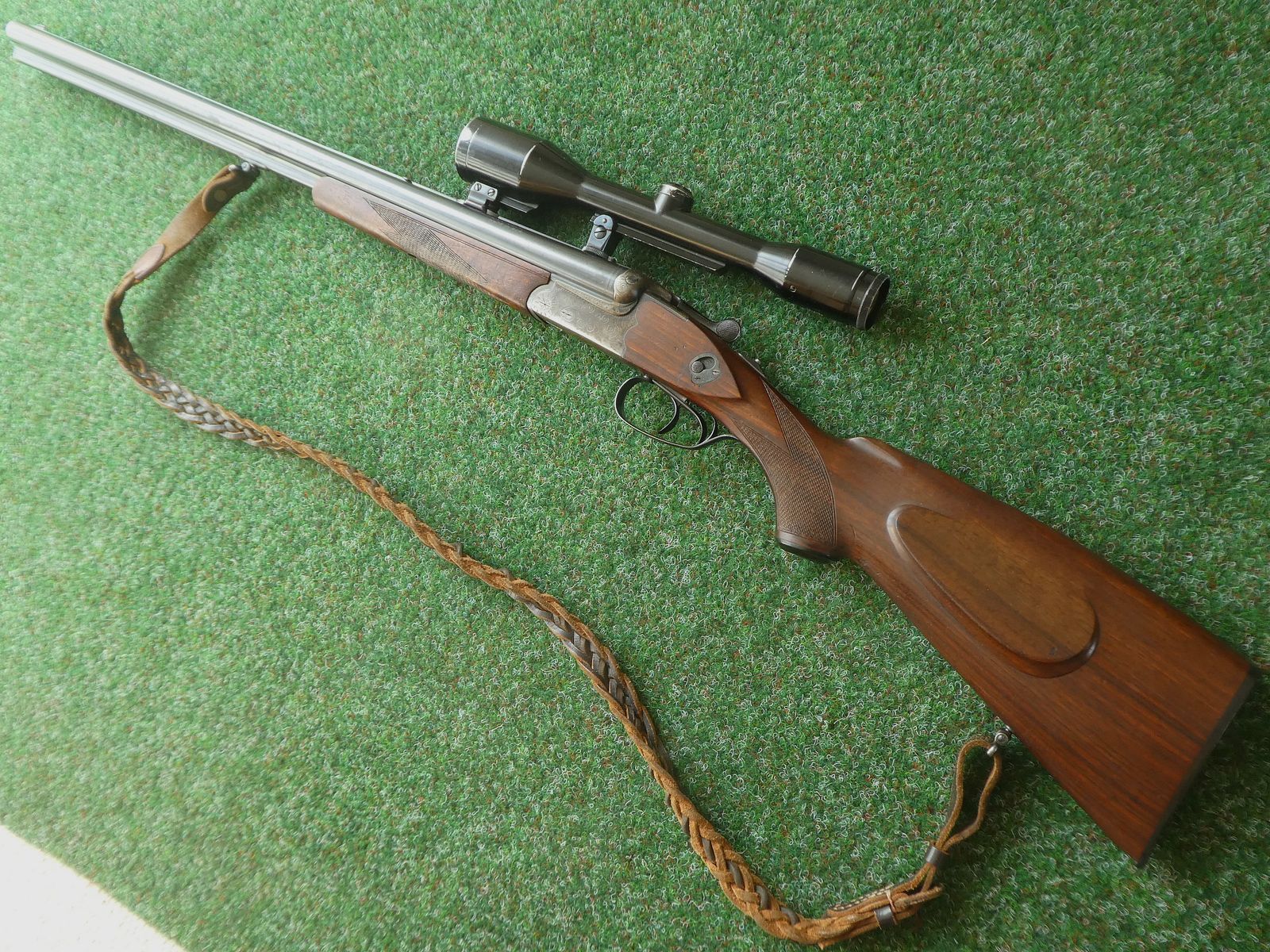 Suhler Drilling Mod 32 im Kaliber 16/70 und 7x57R, Q1 gestempelt