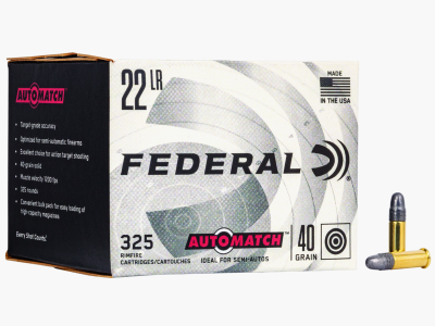 Federal Kleinkalibermunition .22 LR 2,6g Lead Round Nose Champion Training Automatch