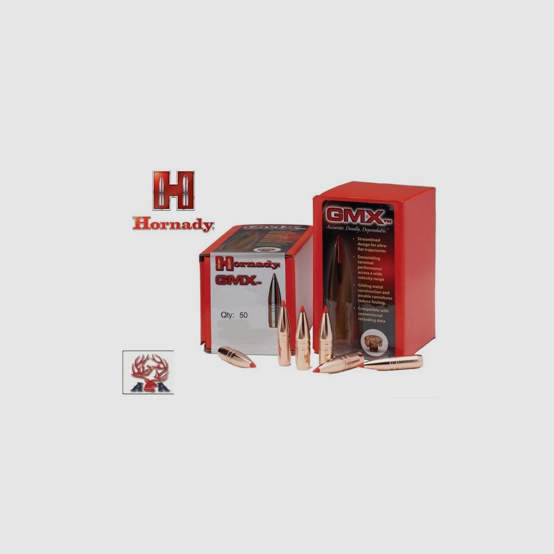 Projectiles HORNADY GMX, image 1 sur 2