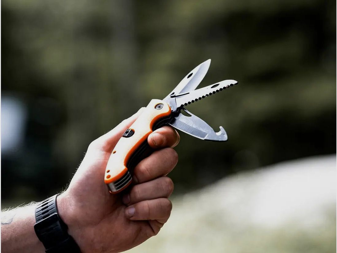 PUMA XP Trifecta 3-Blade Folding Knife, orange