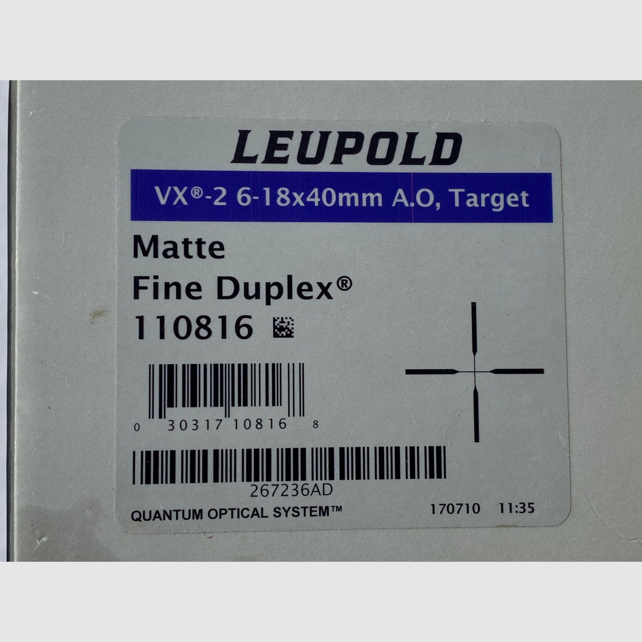 Leupold  VX 2  6-18  x40 Target
