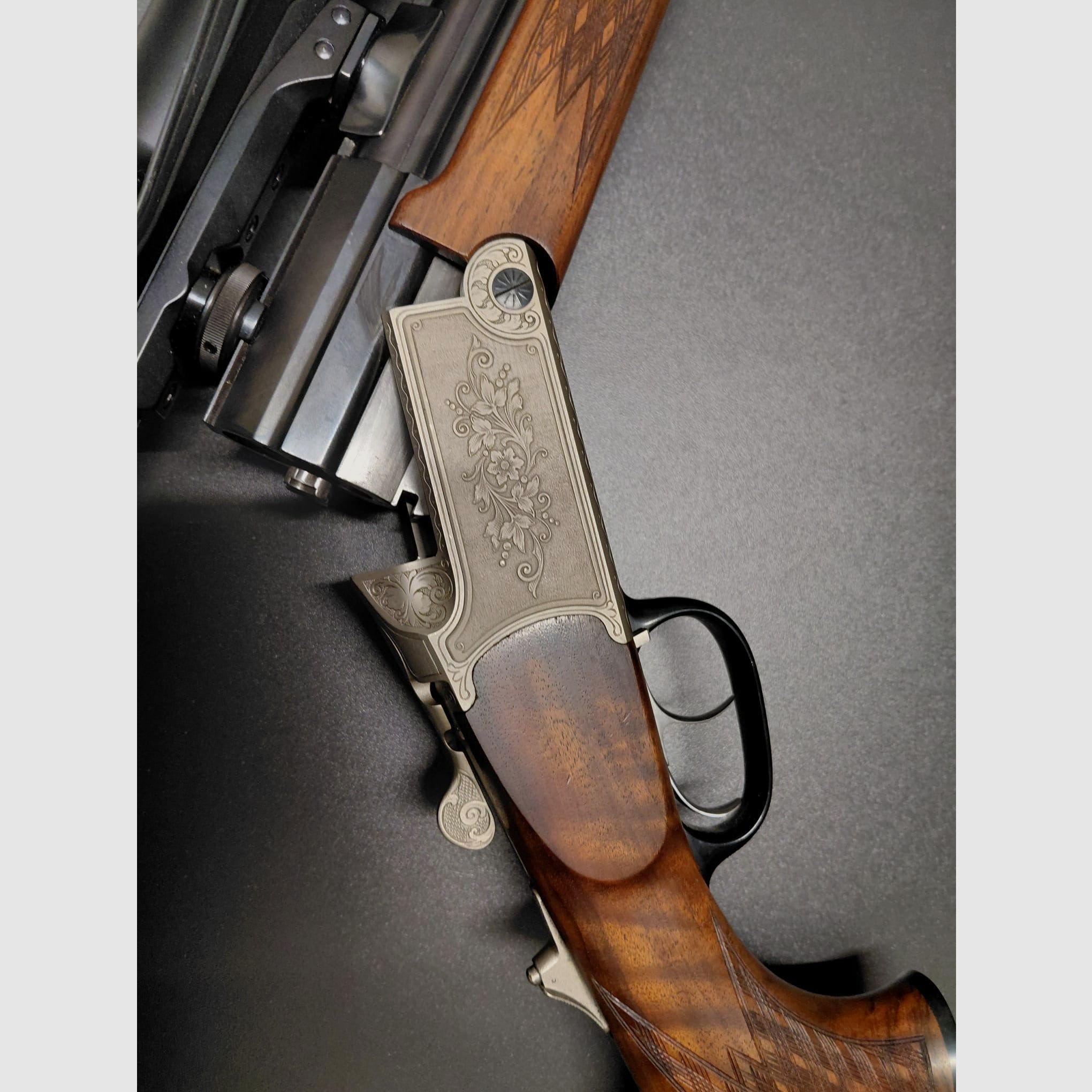 Bock drilling Blaser BD880 including Zeiss Victory Varipoint M 3-12x56 T* in excellent condition for sale