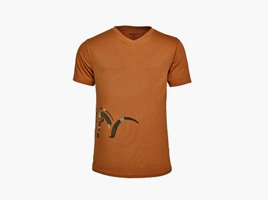 Blaser Logo V-T-Shirt Herren burned orange