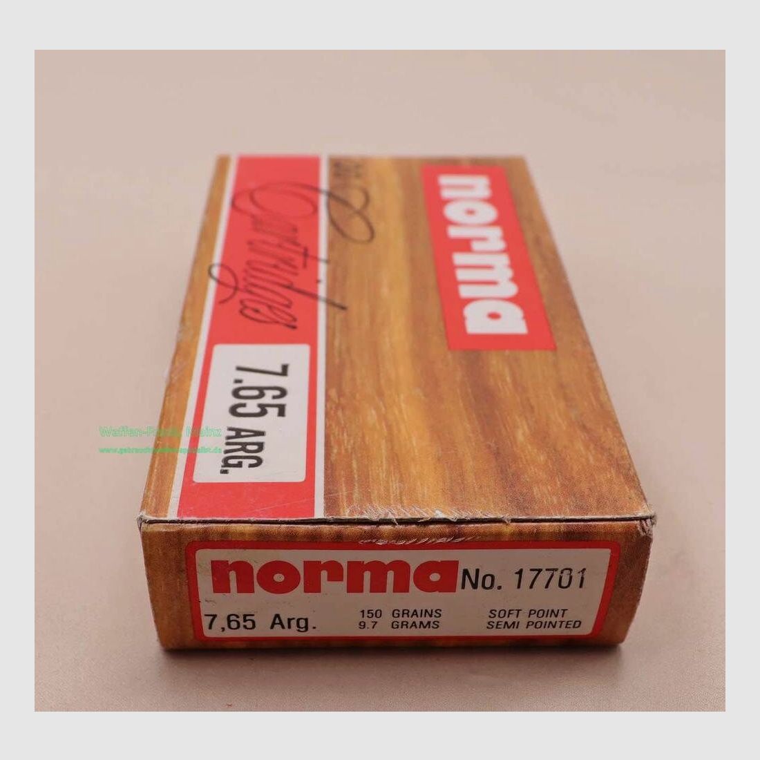 Norma rifle cartridges 7.65 Arg