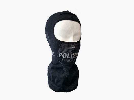 Balaclava with inscription POLICE - JUSTICE - CUSTOMS