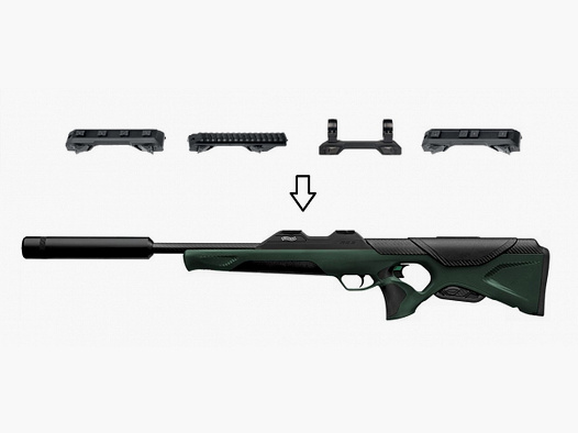 Walther RS3 Pro Pine incl. demper - herhalingsgeweer
