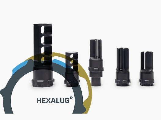Mündungsbremse Acheron Corp HexaLug L 7.62mm Gewinde 5/8x24 UNEF