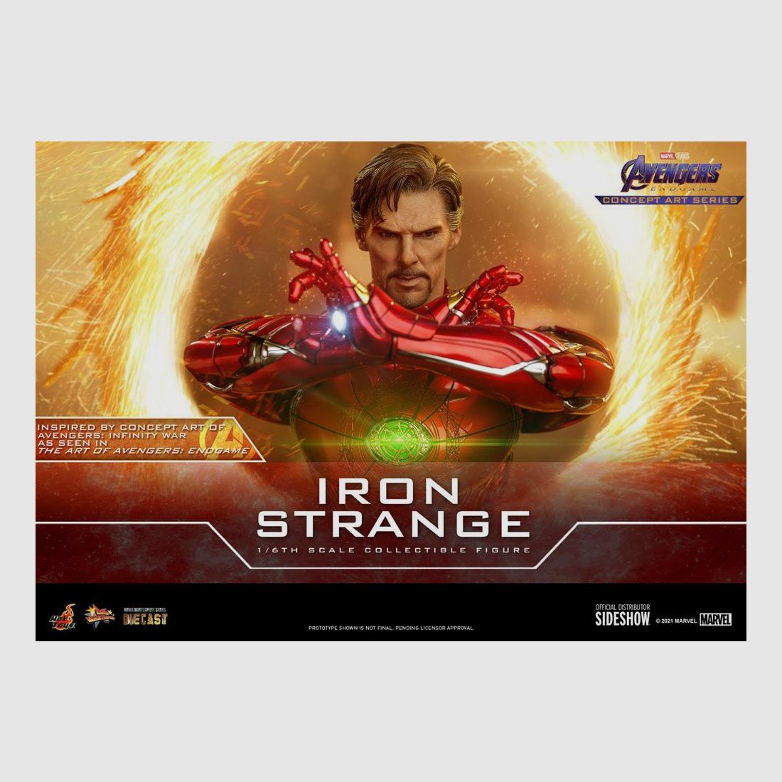 Avengers: Endgame Concept Art Series PVC Actionfigur 1/6 Iron Strange 32 cm | 43281