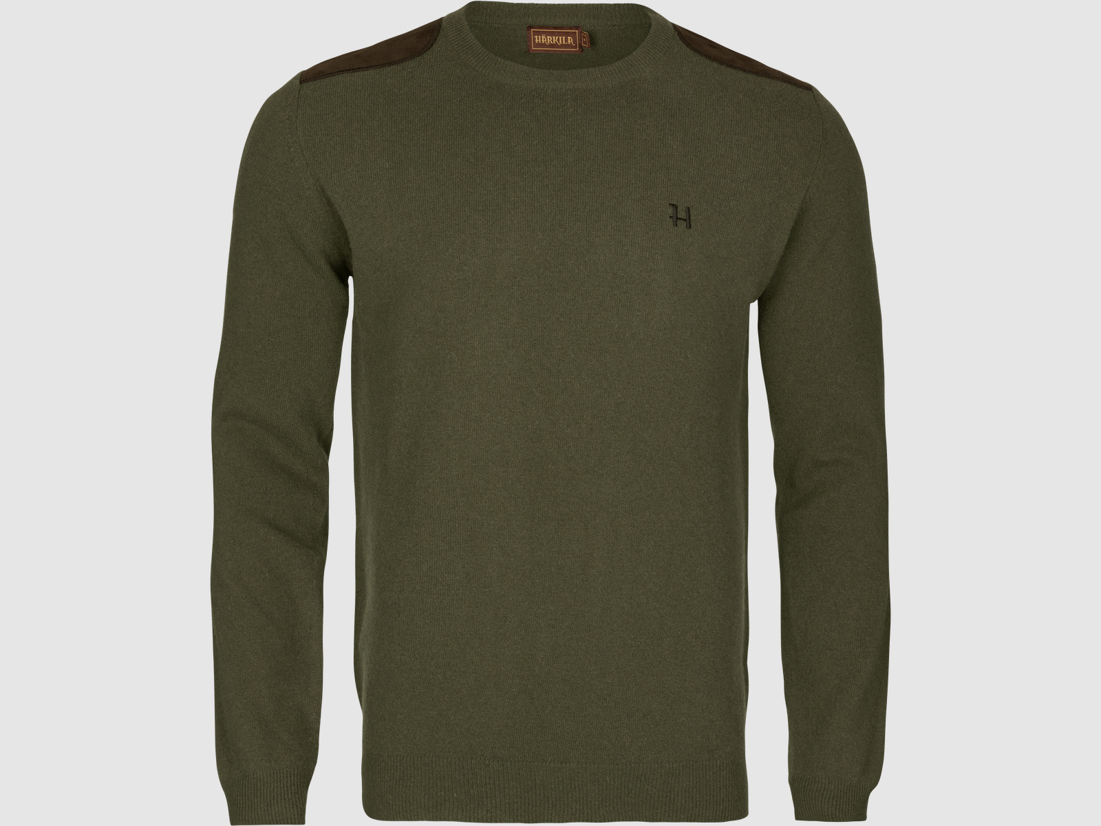 Arran pullover Olive XL