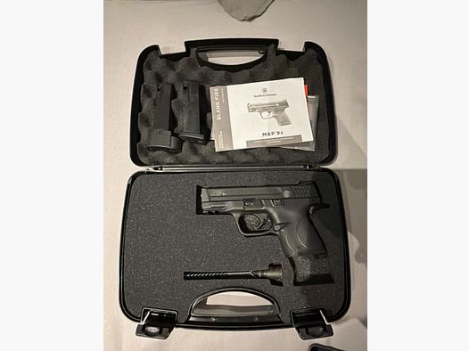 Smith & Wesson M&P 9c Schreckschusspistole + Koffer + Zubehör